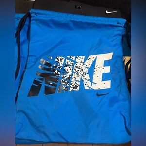 Bundle (4) NWT Nike Blue Drawstring Bags